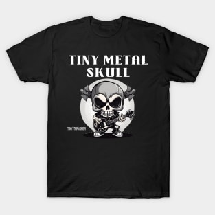 Tiny Heavy Metal Skull T-Shirt